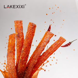 Vegan Hot Strip Snacks picantes Gluten picante Comida vegetariana Snack Latio Snacks asiáticos picantes del fabricante ISO HACCP - Product Image 2