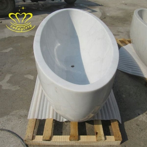 Pedra Natural Banheira Autônoma Retângulo-shaped para Interior Exterior Apartamento Hospital Armazém Quarto Exterior Portátil - Product Image 1