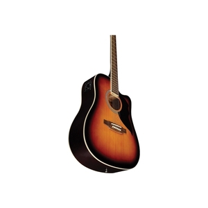 Guitares acoustiques EKO GUITARS - CW Eq Brown Sunburst avec table en épicéa, dos et côtés en Okoume, manche en Roupana, touche en Roupana - Product Image 4