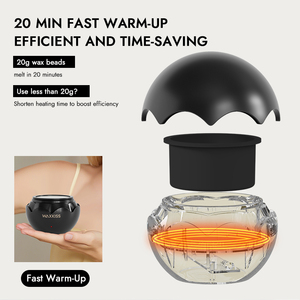 Mini machine à cire à chargement USB de marque privée, petit kit de chauffe-cire pour femmes et hommes, épilation nasale des lèvres à <span class=keywords><strong>chauffage</strong></span> rapide - Product Image 3