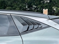 Pour Hyundai Tucson 2022-2025 voiture extérieur arrière côté fenêtre persiennes évent couverture superposition décor garniture ABS accessoires Auto 2 pièces