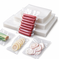 Sacs sous vide gaufrés transparents multi-tailles, résistants à l'humidité, pour l'emballage de saucisses, viandes et fruits - Vente en gros