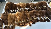 Vente en gros, stock important, nouvelle arrivée, cheveux européens bruts naturels bruns et blonds, très doux et fins, en vrac