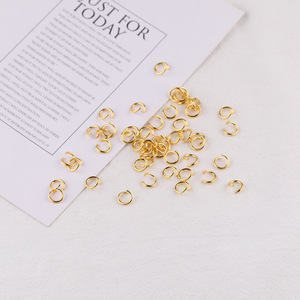 Anneau en fer ouvert 1,5x10mm épaissi pour la fabrication de bracelets, bijoux DIY, cercle de connexion, anneau en C, accessoire métallique plaqué - Product Image 5