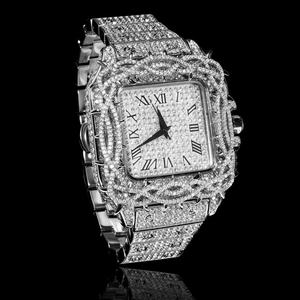 Moissanite Diamond <b>Watch</b> Ice-cut Luxury <b>Watch</b> High-end Premium Automatic <b>Watch</b> VVS Moissanite Diamond Waterproof - Product Image 6