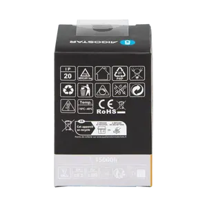 Lampada LED GU10 dimmerabile 4,9W 2700K in cristallo a coppa, ideale per illuminazione calda e decorativa in case e spazi - Product Image 2