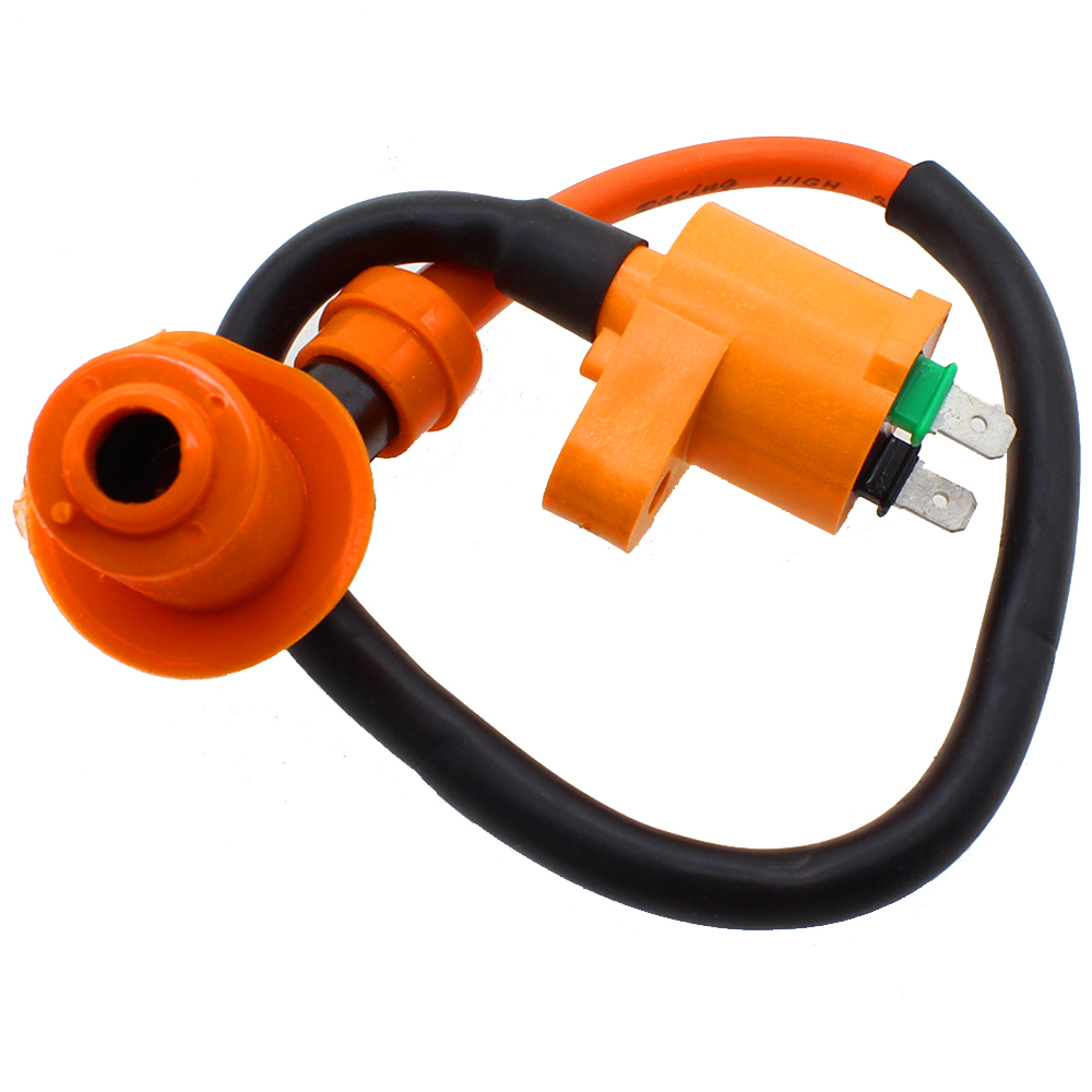 Высокопроизводительные Запчасти для мотоциклов 12 В 500 мм оранжевый мотоцикл gy6 катушка зажигания