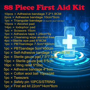 חירום טקטית הישרדות טיסות חיות מחמד עמיד למים ערכת עזרה ראשונה ריקה למכוניות - Product Image 3