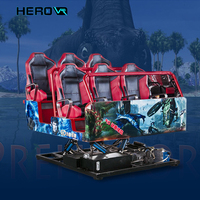 HEROVR Dynamic Platform VR Máquina de juego 6-12 asientos Simulador de realidad virtual Aluminio Mini X Rider 3D 4D 5D Cine para uso doméstico