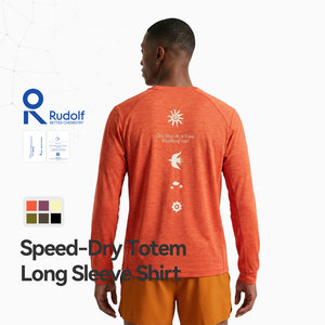 QUICKSHOW <span class=keywords><strong>RUDOLF</strong></span> 100g T-shirts de course à manches longues à séchage rapide, respirants et anti-transpiration, vêtements de sport unisexes - Product Image 1