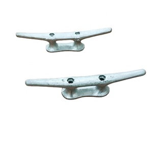 Marine HOT DIPPED GALVANIZED IRON Rope DOCK CLEAT 12 Inch Casting Malleable Mooring Bitt Ship Kayak Dinghy <b>Yacht</b> Boat Hardware I - Product Image 3