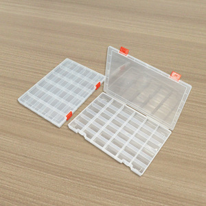 Plastic Storage Box 36 Grids Transparent Compartment Organizer For Jewelry Beads Screws Hardware Desktop Organizing Case - Product Image 2