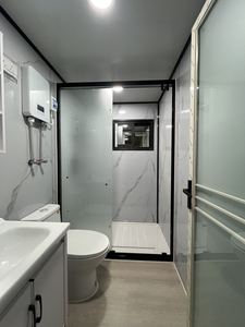 Pisos Personalizables para Baños Contemporáneos en Casas Contenedor de Estructura de Acero Expandibles de 20 pies/40 pies (Portátiles y Transpirables) - Product Image 6