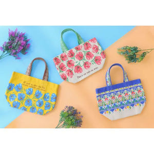 กระเป๋าถักลายดอกไม้แฟชั่นปี 2026 กระเป๋าถือถักน่ารักสำหรับผู้หญิง กระเป๋าถักโครเชต์ลำลอง - Product Image 3