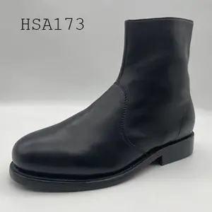CR，正式场合英式礼服鞋在法国流行，带侧拉链的莫卡辛鞋HSA173