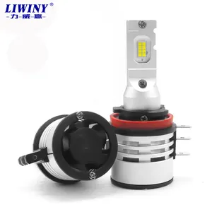 Liwiny-luz de circulación diurna drl para coche, Chip CSP, mini canbus, h15