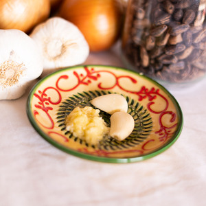 Làm bằng tay ở Tây Ban Nha tierra cocida thương hiệu nhỏ in vắt tấm tỏi Mài tấm các loại thảo mộc mài Bát - Product Image 2