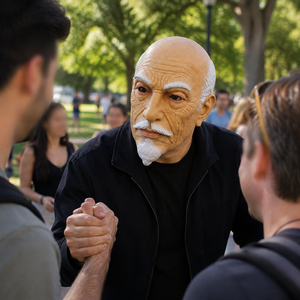 Máscara <span class=keywords><strong>de</strong></span> Látex Realista <span class=keywords><strong>de</strong></span> Anciano, Estilo Tío Vic, Cara Calva <span class=keywords><strong>de</strong></span> Anciano con Barba Blanca y Arrugas, Máscara <span class=keywords><strong>de</strong></span> Disfraz <span class=keywords><strong>de</strong></span> <span class=keywords><strong>Halloween</strong></span> <span class=keywords><strong>de</strong></span> Cara Completa - Product Image 3