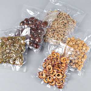 Factory Wholesale Transparent Pa Pe Food Storage 3 Side Heat Seal Dry Fruit Nuts Smooth Vacuum Plastic Nylon <b>Packing</b> <b>Bags</b> - Product Image 4