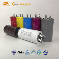 Condensateur de démarrage de moteur CBB60 en tube d'aluminium 2,5/3,5uF pour ventilateur de plafond au Bangladesh, condensateurs à film mince métallisé