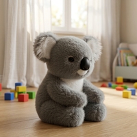 Peluche Koala de 25 cm en coton PP, jouet en peluche mignon pour couple, cadeau de mariage, animal en peluche pour la guérison émotionnelle