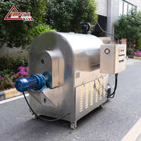 Prix d'usine moins cher 30kg 50kg 100kg 150kg Panneau PLC automatique Machine de torréfaction électrique/gaz de fèves de cacao/noix/arachides de soja