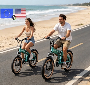 Mini Vélo Électrique <span class=keywords><strong>Pliable</strong></span> 500W Batterie Lithium 13AH Moteur Moyeu Arrière Pneus Larges Vélo Urbain Adulte Stock Entrepôt Étranger - Product Image 3