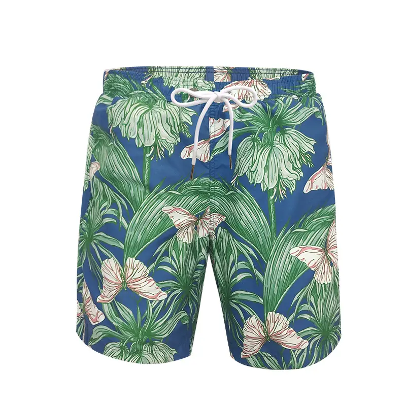 Wholesale High Quality Custom Logo Beach Shorts Sublimation Printed Men Beach Shorts Swim Trunks For Wholesale