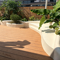 Planches de terrasse en composite WPC durables et résistantes aux intempéries pour la construction de sols extérieurs de villas, jardins et parcs – Fourniture de matériaux de construction en gros
