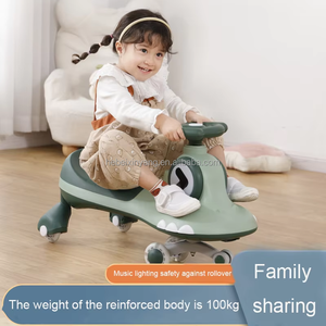 Hochwertige Ladung von 100 kg Baby-Reitspielzeug-Schaukel wagen, Kinder roller, Kinder-Drehauto Anti-Rollover - Product Image 4