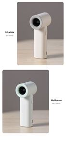 พัดลมเทอร์โบ<span class=keywords><strong>จิ๋ว</strong></span>-17400 รอบต่อนาทีมอเตอร์ความเร็วสูง,ลม 5 ระดับ,ชาร์จใหม่ได้ 3000mAh,ขนาดเท่าฝ่ามือ,สูงสุด 9.0 เมตร/วินาที,เหมาะสำหรับรถยนต์และกลางแจ้ง - Product Image 5