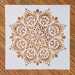 <span class=keywords><strong>Plantillas</strong></span> de Mandala para Pintar en la Pared, de Plástico PET, Reutilizables, Cortadas con Láser, de 30 cm, Personalizadas, al por Mayor - Product Image 3