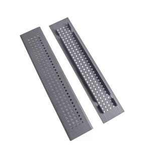 Grille d'aération en alliage d'aluminium Kason Hardware, épaisseur 1,5 mm, pour porte de placard, maille respirante, design moderne et simple - Product Image 2