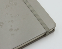 2025 Cahier à couverture rigide en cuir Pu pour voyageurs en relief A5 Couverture de cadeau à coudre de couleur personnalisée avec stylo bon marché 200 pages