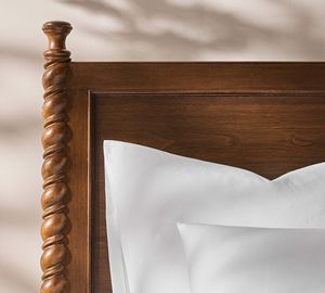 Lit en bois tressé rétro, style moderne du milieu du siècle, chambre principale, lit double de 1,8 mètre - Product Image 6