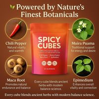Bonbons gélifiés OEM Spicy Cube pour favoriser l'équilibre hormonal, la tranquillité et le bien-être intime