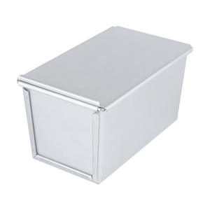 उच्च गुणवत्ता वाले बेकरी ब्रेड एल्यूमीनियम लोफ पैन ढक्कन के साथ ढक्कन गैर-छड़ी रोटी टोस्ट मोल्ड के साथ - Product Image 5