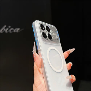 Custodie Magnetiche Trasparenti Semplici per Ricarica Wireless per <span class=keywords><strong>Xiaomi</strong></span> Mi 17 15 Pro Max Ultra e Redmi Turbo <span class=keywords><strong>5</strong></span> 4 K90 Max - Product Image 5