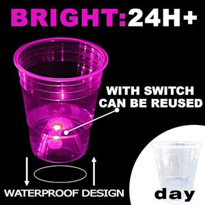 Vasos Personalizados con Luz LED para Mascotas, Decoración de Clubes, Bodas, Fiestas, Vaso de Cerveza de Plástico LED de 12 oz para Bebidas - Product Image 4
