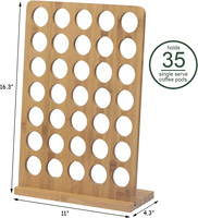 Style moderne Offre Spéciale porte-capsules Nespresso bambou cactus support pour dosettes de café boîte de rangement organisée conception OEM ODM