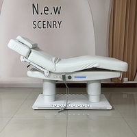 Meilleur Lit de Massage Portable Réglable, Table de Massage Intelligente Professionnelle Chauffée en Mousse à Mémoire de Forme pour Salon de SPA