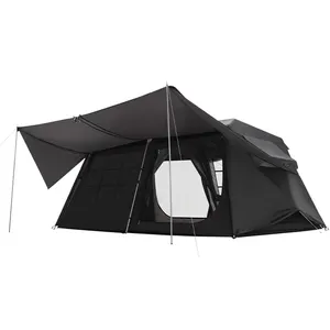 Esterno 4 stagione 6-persona impermeabile Glamping tenda doppi strati con tetto per il campeggio