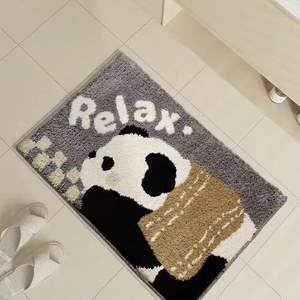 Alfombra <span class=keywords><strong>de</strong></span> Baño <span class=keywords><strong>de</strong></span> Cachemira Gruesa con Diseño <span class=keywords><strong>de</strong></span> Dibujos Animados, Antideslizante, Resistente al Desgaste y a la Suciedad, con Alta Absorción <span class=keywords><strong>de</strong></span> Agua - Product Image 4