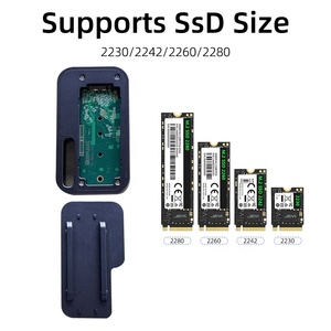 Tiên tiến Thunderbolt <span class=keywords><strong>5</strong></span> USB C 80Gbps bên ngoài Đĩa cứng <span class=keywords><strong>SSD</strong></span> bao vây M.<span class=keywords><strong>2</strong></span> NVMe trường hợp cho purplelec <span class=keywords><strong>HDD</strong></span> phục hồi dữ liệu USB Adapter - Product Image 3