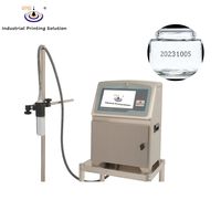 PRIMA-B600 PLUS T Ruby Nozzle Continuous Inkjet Printer untuk Kode yang Jelas pada Produk Kaca dan Logam