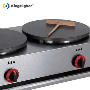 เครื่องทำเครปแก๊สแบบคู่ ขนาด 40 ซม. ไม่ติดกระทะ สเตนเลสสตีล ฝรั่งเศส สำหรับ<span class=keywords><strong>ทำ</strong></span>เครปกรอบ เหมาะสำหรับโรงแรม - Product Image 3