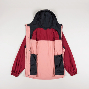 Veste coupe-vent imperméable Gore-tex avec logo personnalisé <span class=keywords><strong>Rose</strong></span> Dawn <span class=keywords><strong>Syrah</strong></span> Jet Black - Product Image 2