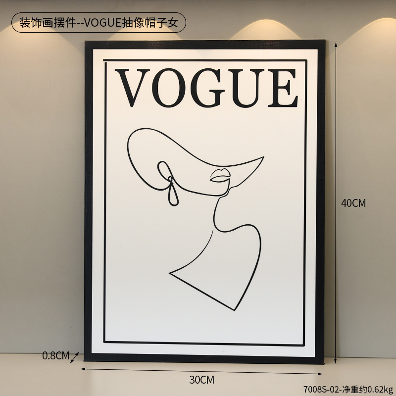 7008s-02-vogue chapeau abstrait pour femme