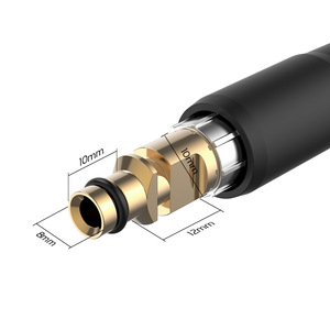 Tuyau haute pression Sulai Machinery, diamètre intérieur 6 mm, 4000 psi, avec raccords en laiton pour Karcher K2 K3 K4 K5 K7 - Product Image 3