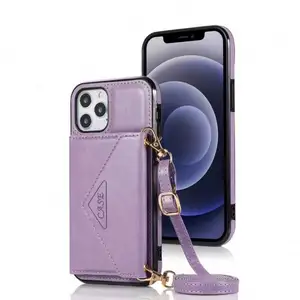 EM pour iphone 12 accessoires de téléphone portable antichoc flip béquille PU cuir sacs de téléphone portable et étuis pour iphone xs 11 pro max